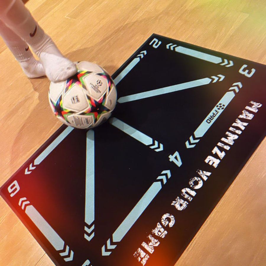 Wearclo | Football Pro Training Mat | Non-Slip, 2x2m Space for Skill Improvement and Home Training