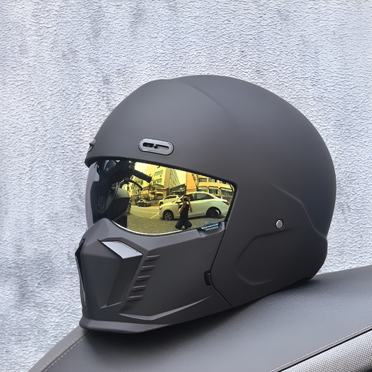 Wearclo | Full Face Motorcycle Helmet with Chin Guard