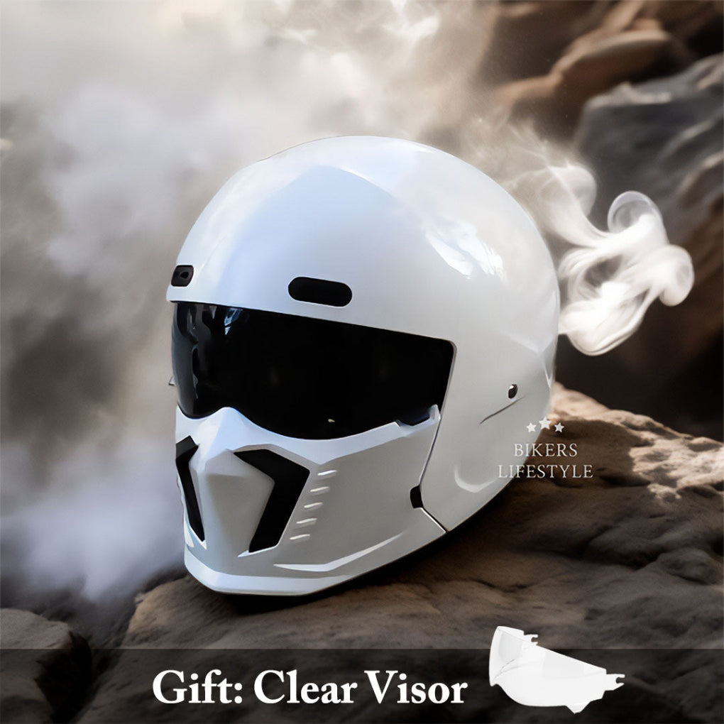 Wearclo | Full Face Motorcycle Helmet with Chin Guard