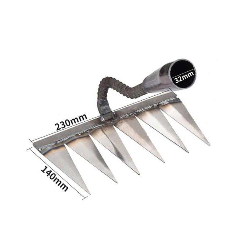 Wearclo | Gardening Hand Rake with Sharp Tines