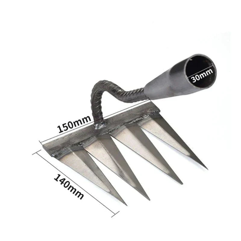 Wearclo | Gardening Hand Rake with Sharp Tines