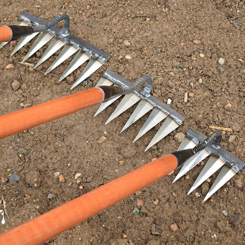 Wearclo | Gardening Hand Rake with Sharp Tines