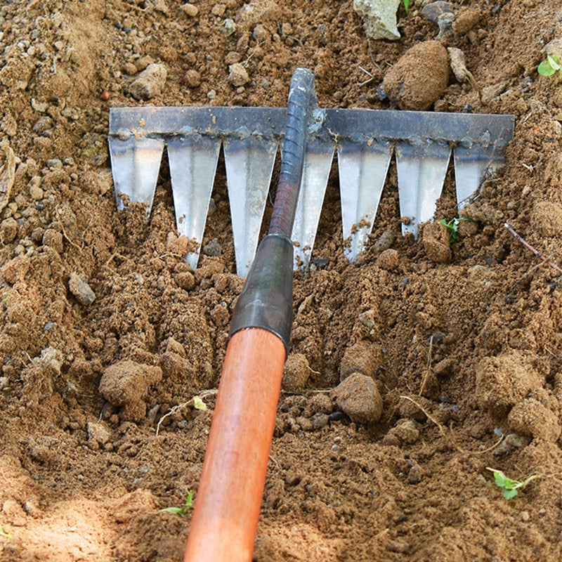 Wearclo | Gardening Hand Rake with Sharp Tines