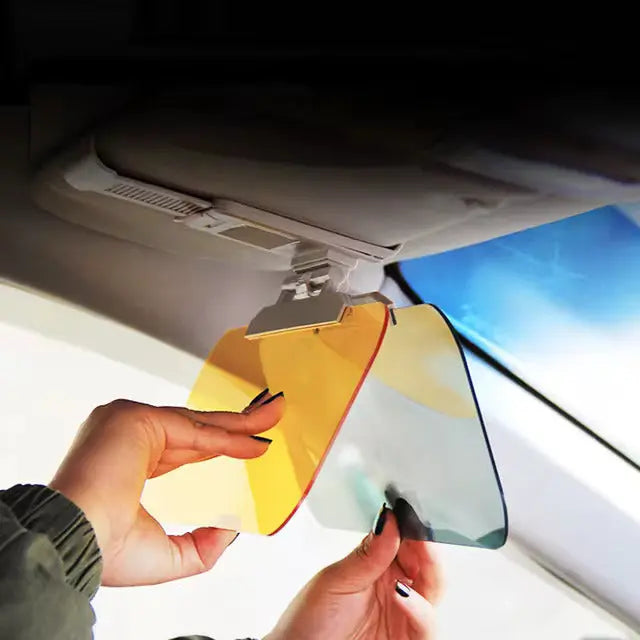 Wearclo | Glare Light Blocker – Glare Reduction with Day and Night Filter for Clear Vision