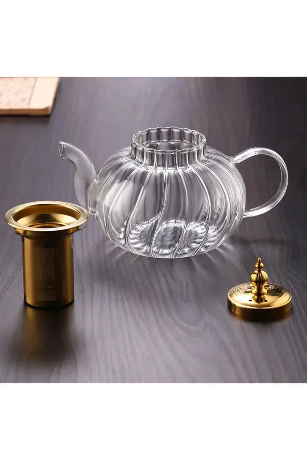 Wearclo | Glass Teapot with Infuser and Lid for Loose Tea