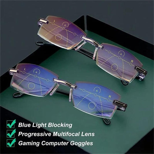 Wearclo | Glasses with Blue Light Filter and Multifocal Strength - VisionGuard