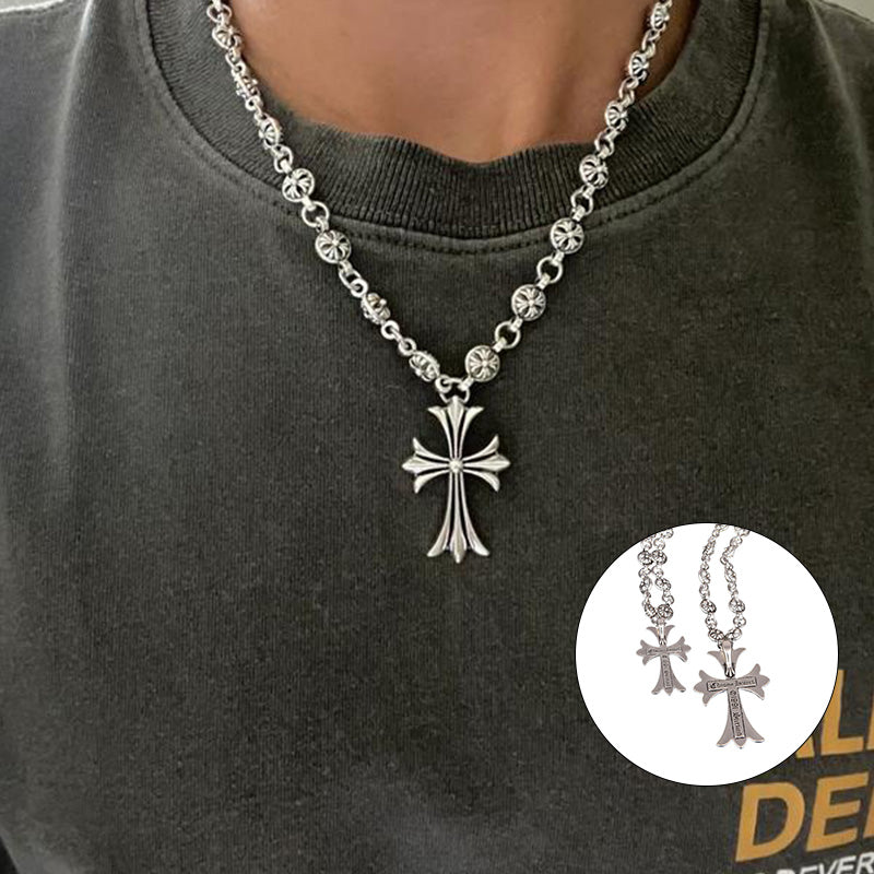 Wearclo | Gothic Cross Pendant Necklace