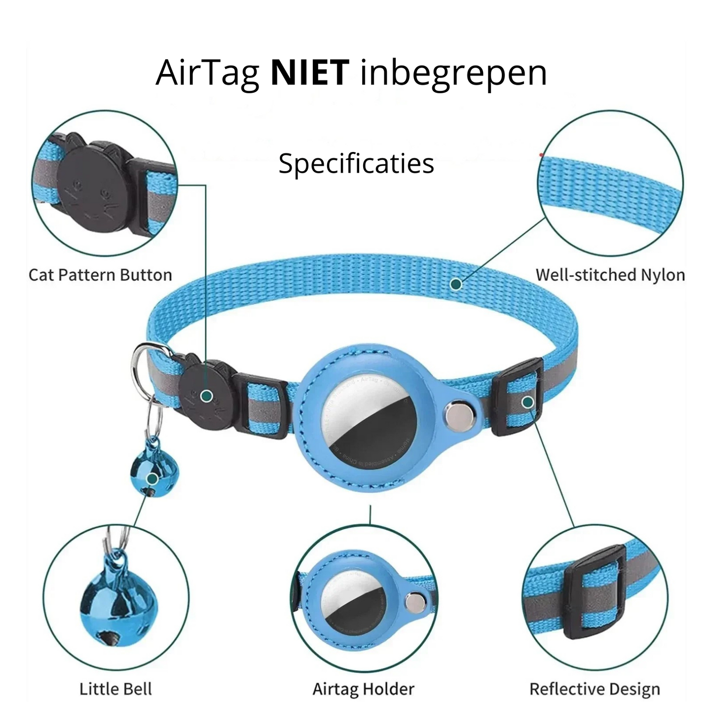 Wearclo | GPS Tracker Collar for Dog Cat - Real-time Location