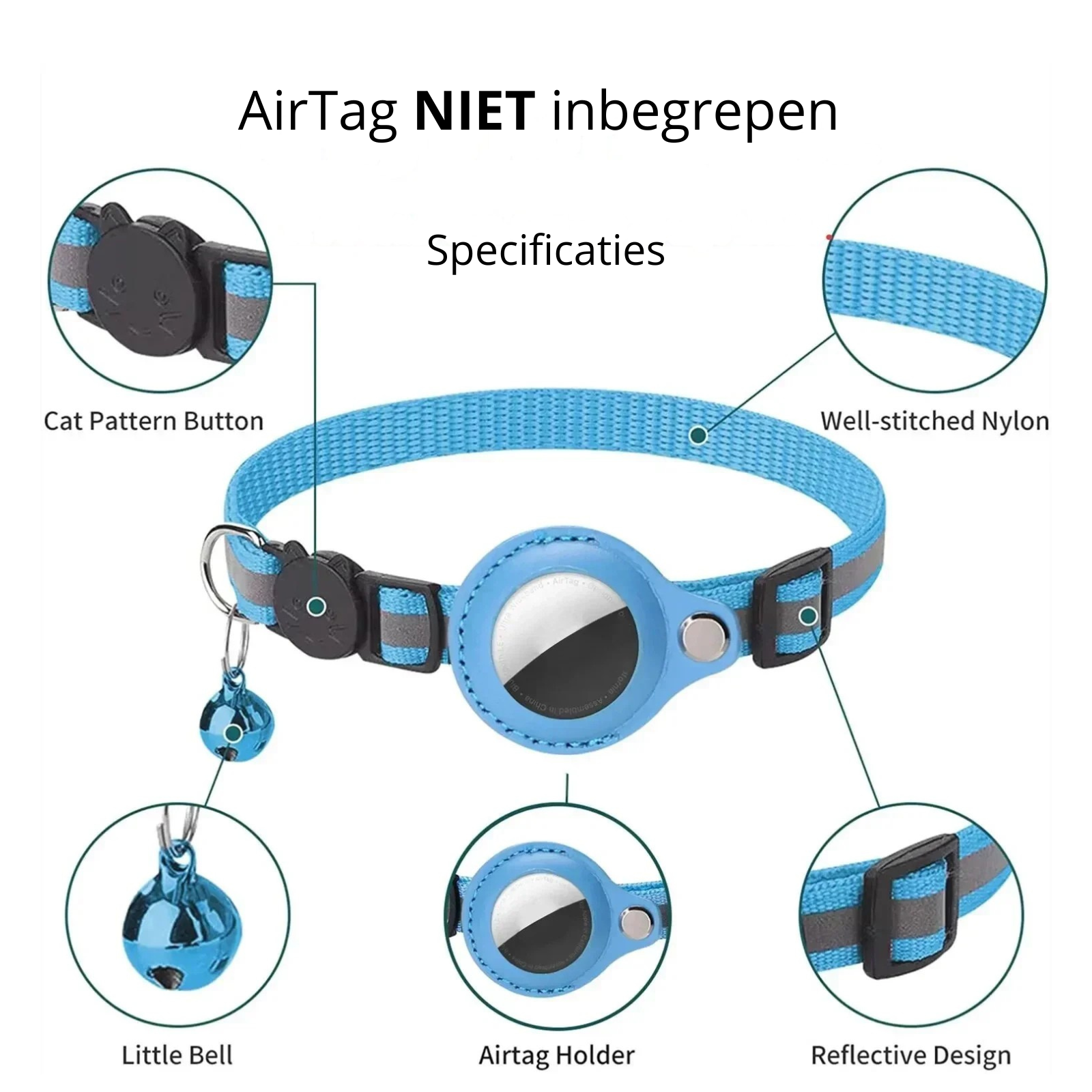 Wearclo | GPS Tracker Collar for Dog Cat - Real-time Location