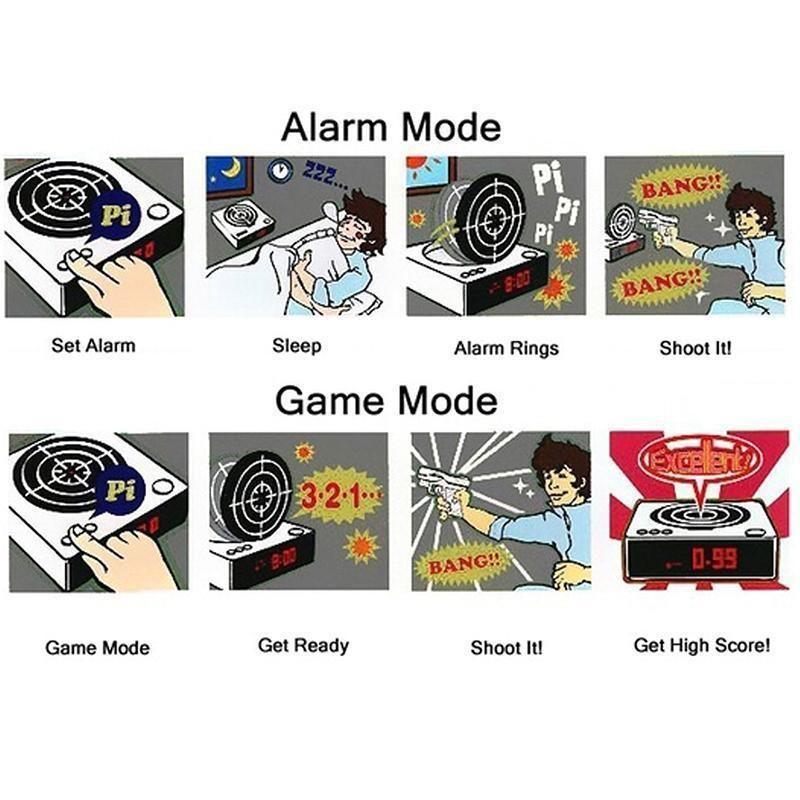 Wearclo | Gun Target Shoot Alarm Clock
