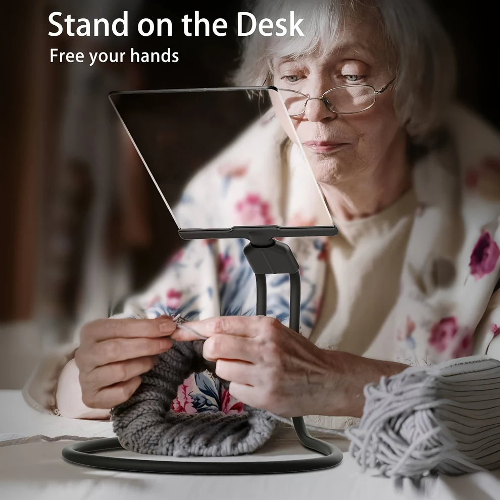 Wearclo | Hands-Free Magnifying Glass With Flexible Neck For Easy Reading