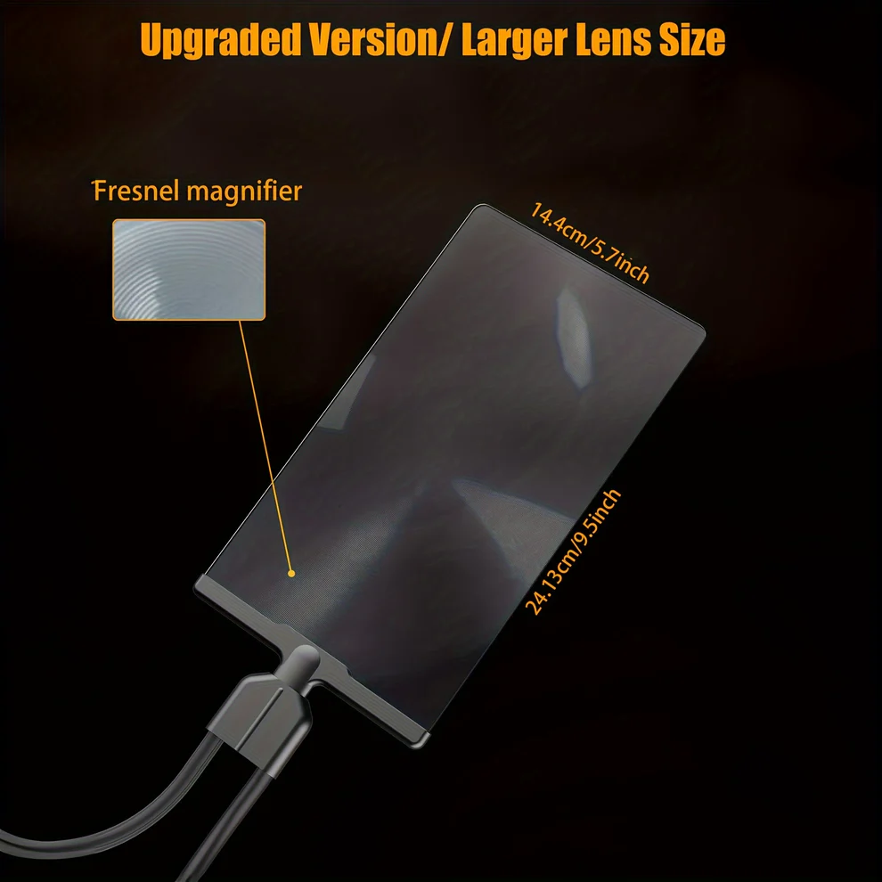 Wearclo | Hands-Free Magnifying Glass With Flexible Neck For Easy Reading