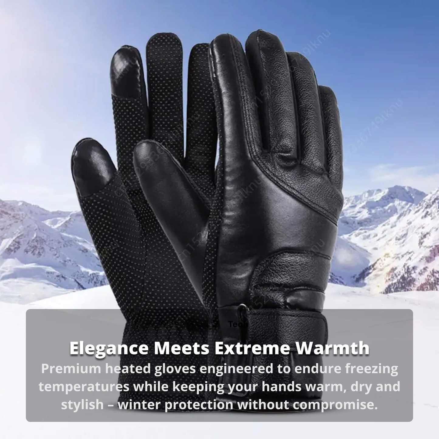 Wearclo | Heated Gloves for Women UK – Ladies Thermal Waterproof Winter Gloves with Touch Screen & USB Rechargeable Warm Design