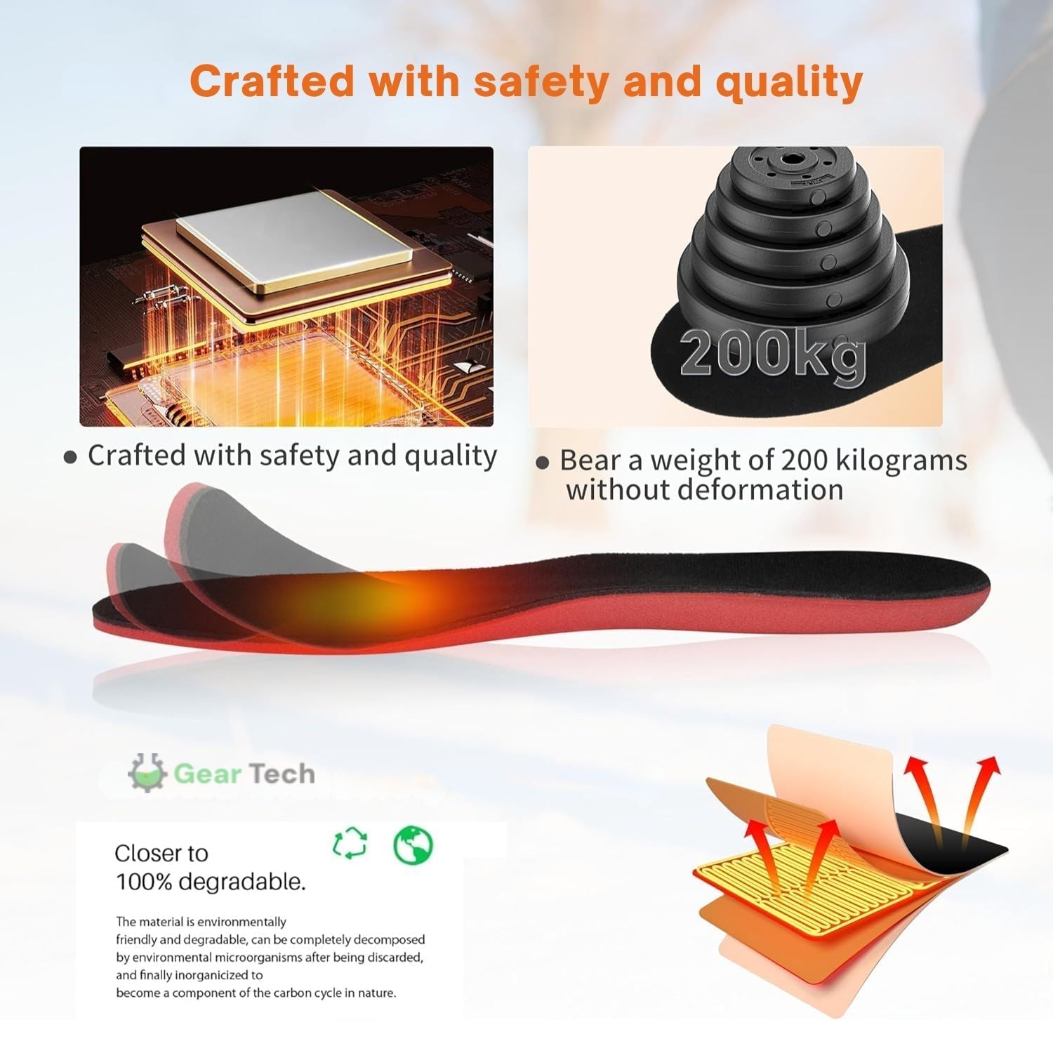 Wearclo | heated insoles UK – Best thermal shoe inserts for boots, work shoes, and daily winter comfort