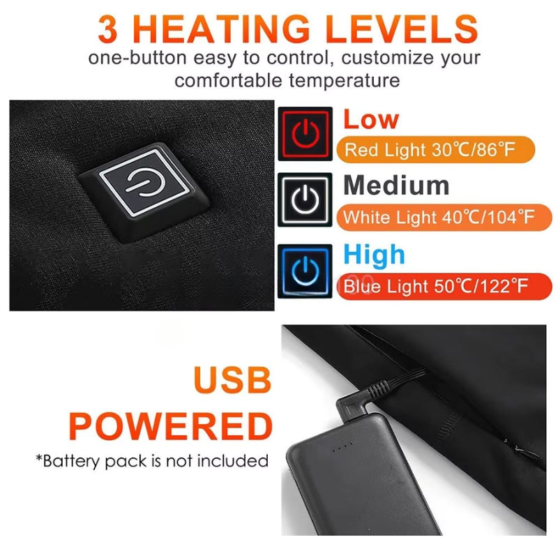 Wearclo | Heating Underwear | Rechargeable Thermal Base Layer | Unisex