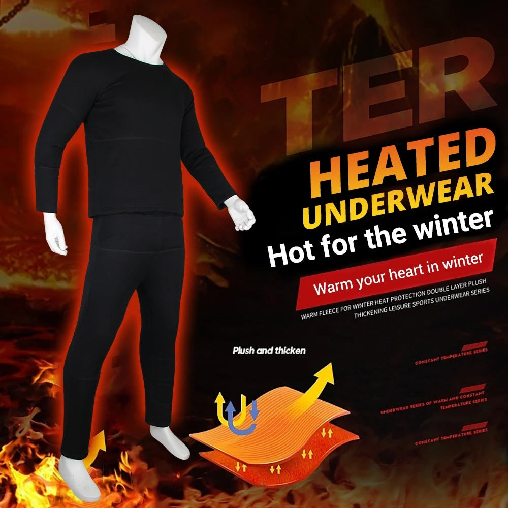 Wearclo | Heating Underwear | Rechargeable Thermal Base Layer | Unisex