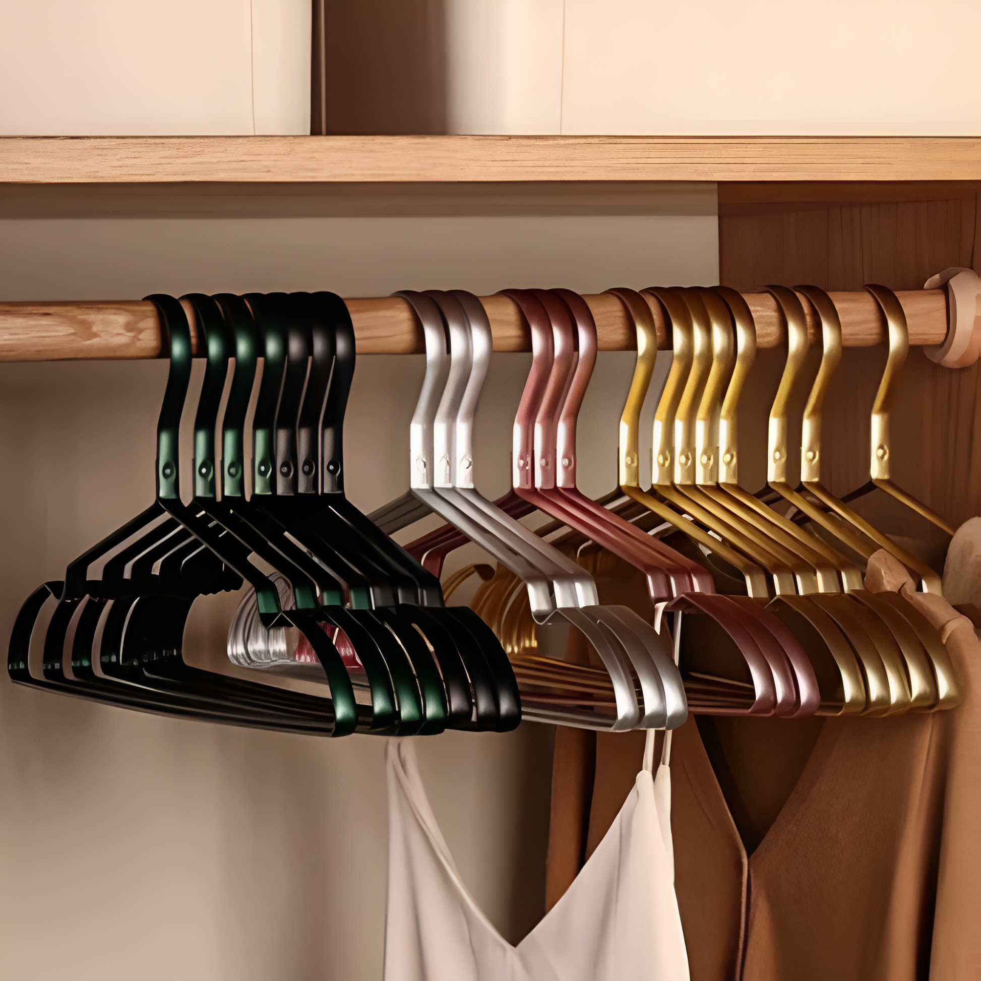 Wearclo | Heavy Duty Non-Slip Coat Hangers