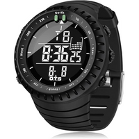 Wearclo | Henry Waterproof Men’s Digital Sports Watch – Shockproof, Tactical & LED Backlit Outdoor Timepiece