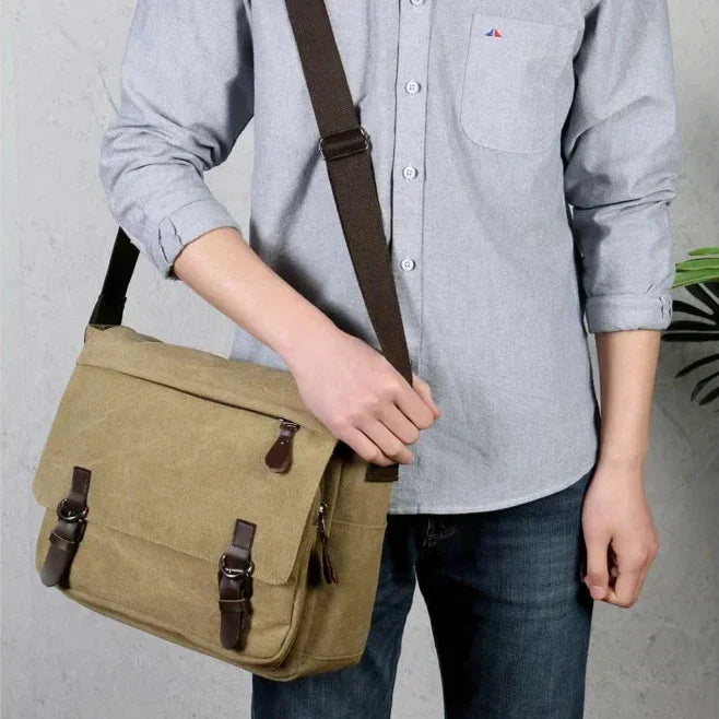 Wearclo | Herentas Shoulder Bag with Double Buckle