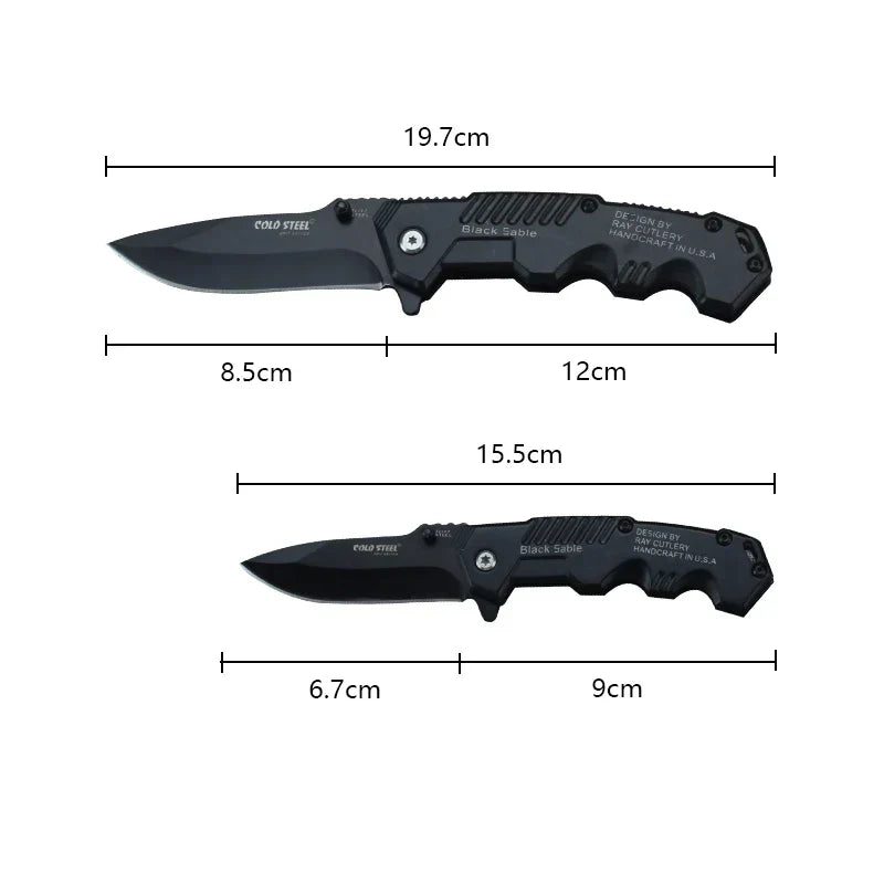 Wearclo | High Hardness Tactical Survival Knife - Outdoor Self-Defense EDC Tool for Camping & Hunting