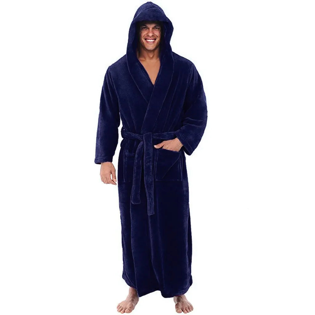 Wearclo | HoodedChill – Cozy Bathrobe for Men