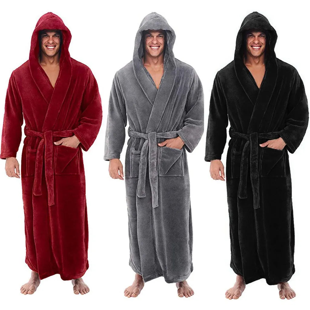 Wearclo | HoodedChill – Cozy Bathrobe for Men