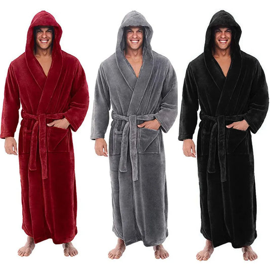 Wearclo | HoodedChill – Cozy Bathrobe for Men