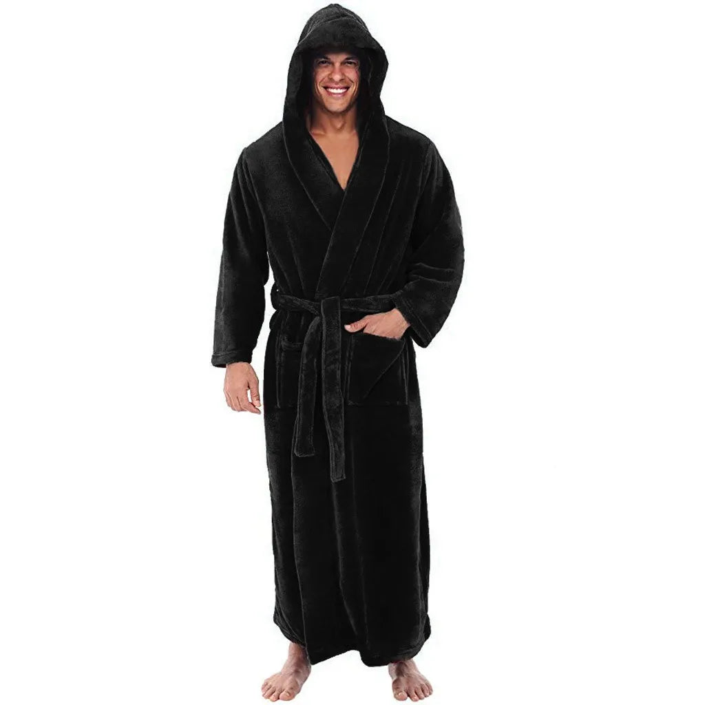 Wearclo | HoodedChill – Cozy Bathrobe for Men