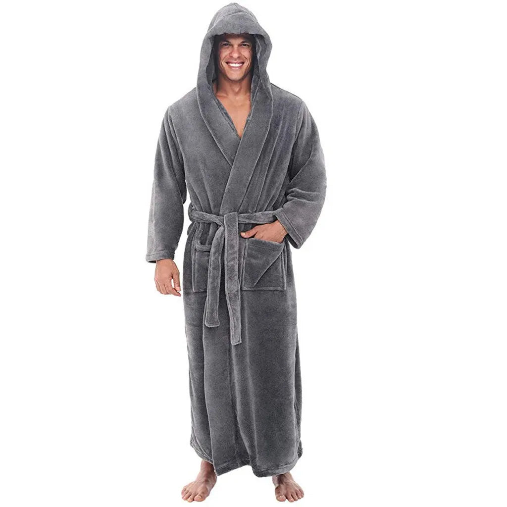 Wearclo | HoodedChill – Cozy Bathrobe for Men