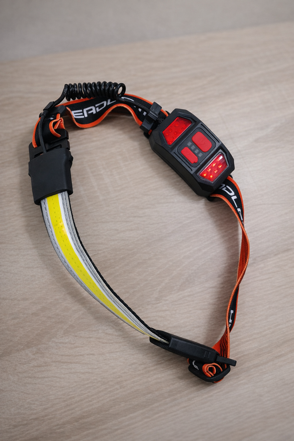 Wearclo | Hopedone Rechargeable Headlamp 1000 Lumens, 230° Wide Angle, Waterproof, 2-Pack, Orange