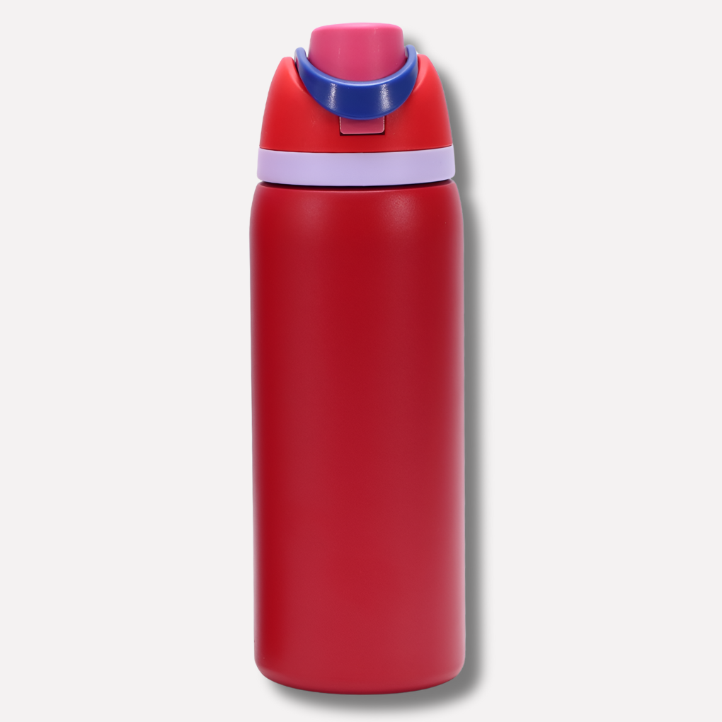 Wearclo | Insulated Water Bottle with Built-in Straw