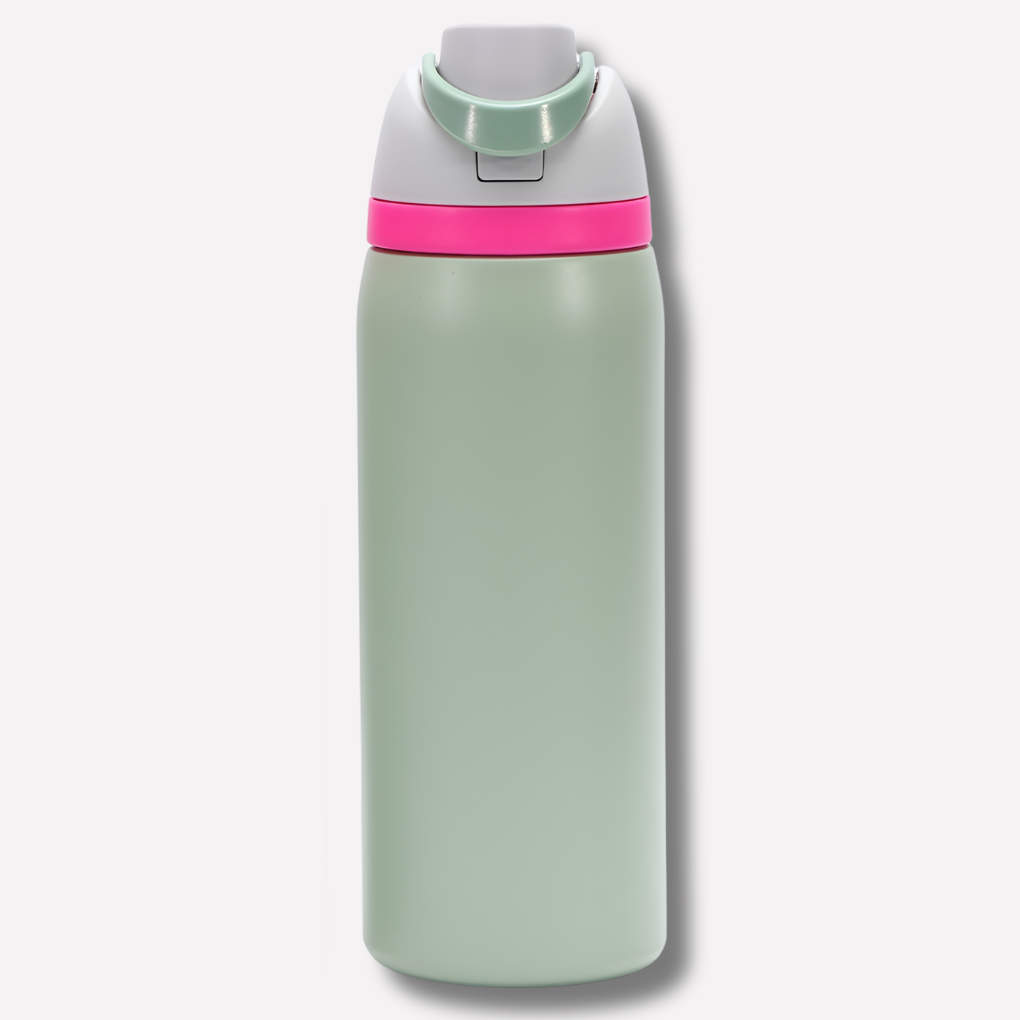 Wearclo | Insulated Water Bottle with Built-in Straw
