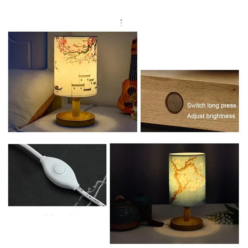 Wearclo | Japanese Lamp - Rose Lamp - Dimmable - Night Lamp