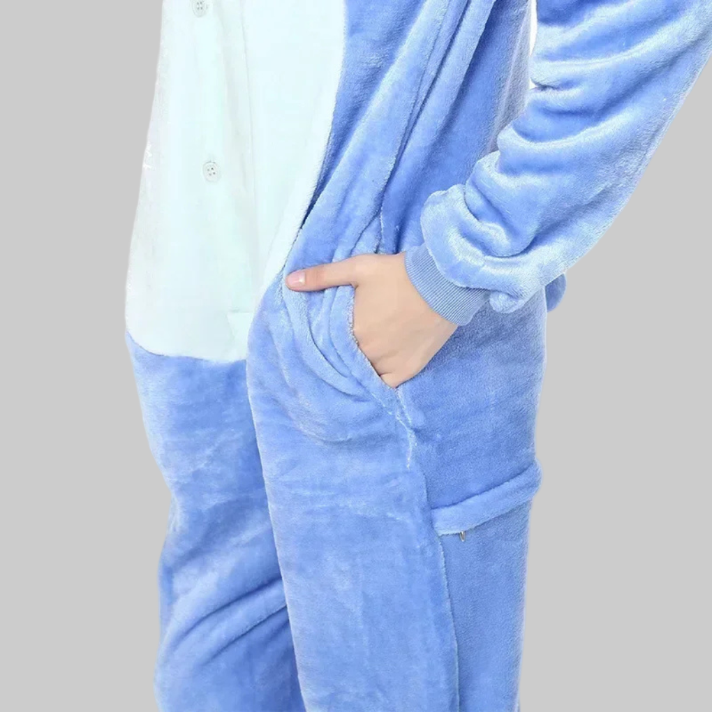Wearclo | Kids Hooded Character Onesie Pajama