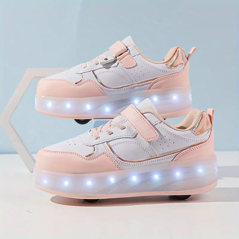 Wearclo | Kids Roller Shoes with Lights