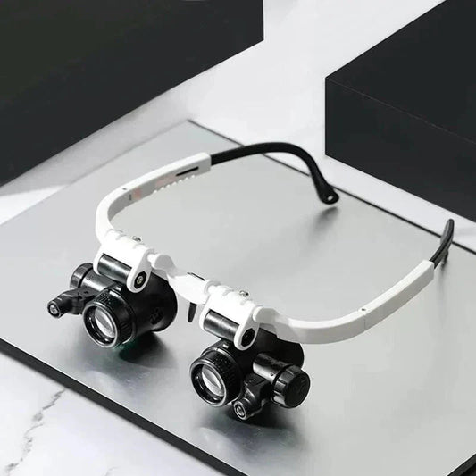 Wearclo | LED Magnifying Glasses with 8x, 15x, and 23x Magnification for Detailed Viewing and Precision Work