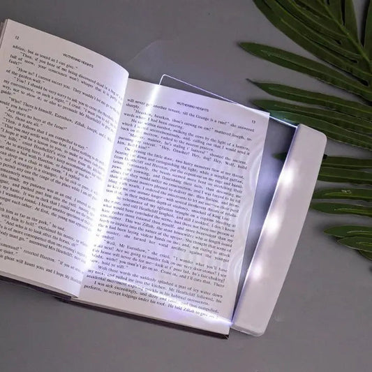 Wearclo | LED Reading Lamp Flat Panel – Night Light with 2 Brightness Levels & Eye Protection