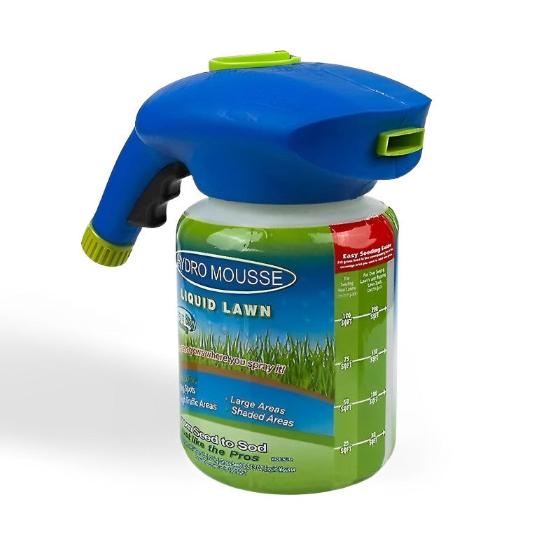 Wearclo | Liquid Lawn Hydro Mousse Spray On Grass Seed | Easy Application for Patchy Lawns & High-Traffic Areas