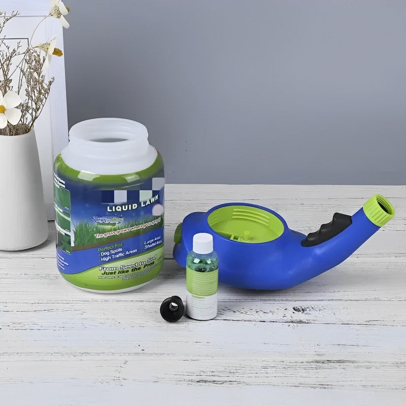 Wearclo | Liquid Lawn Hydro Mousse Spray On Grass Seed | Easy Application for Patchy Lawns & High-Traffic Areas