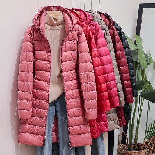 Wearclo Long Down Jacket for Women
