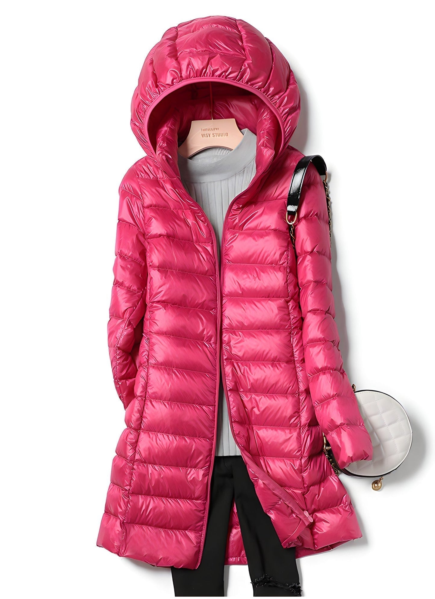 Wearclo Long Down Jacket for Women