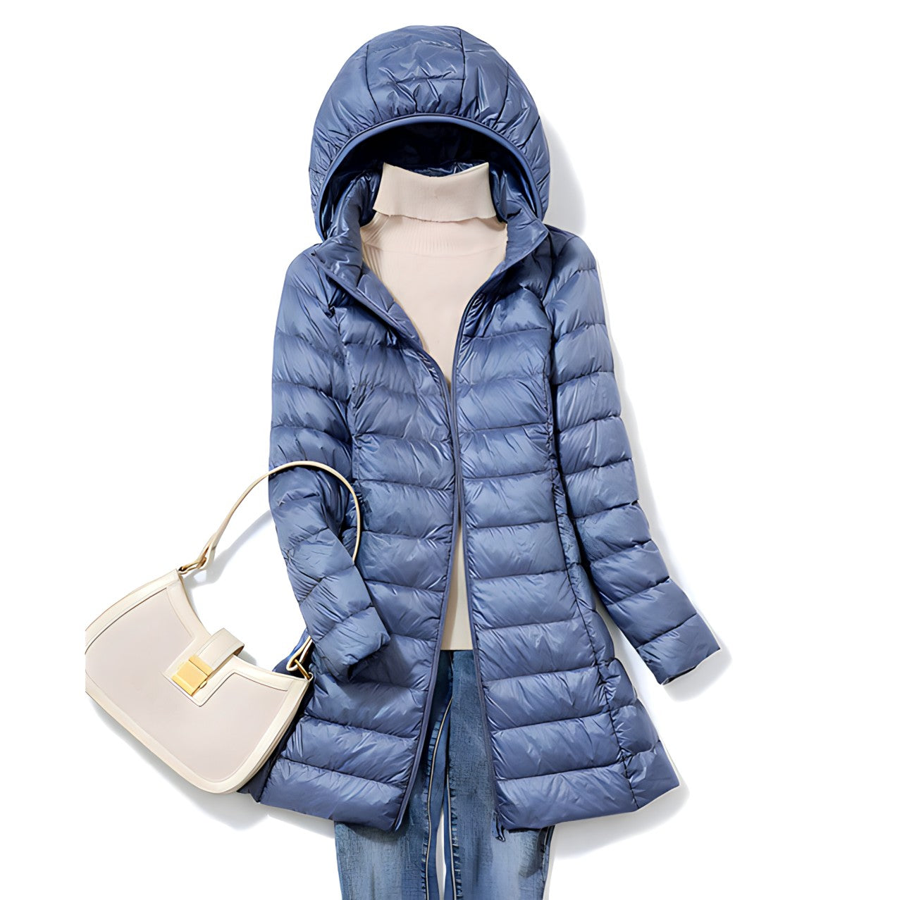 Wearclo Long Down Jacket for Women