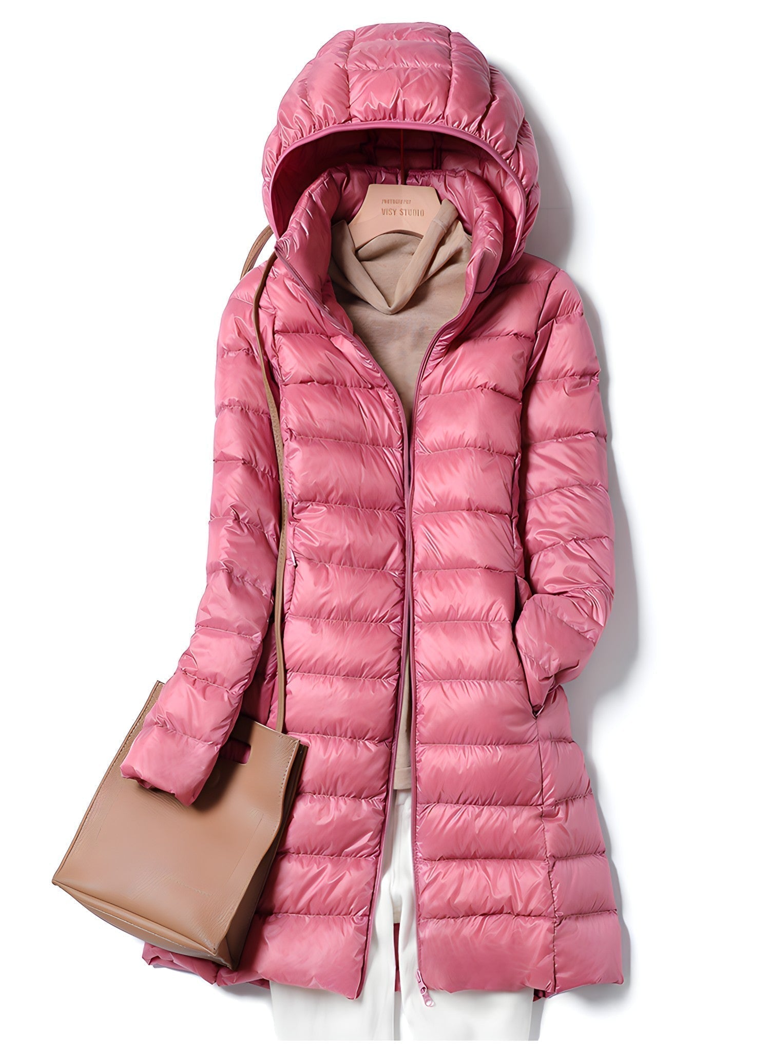 Wearclo Long Down Jacket for Women