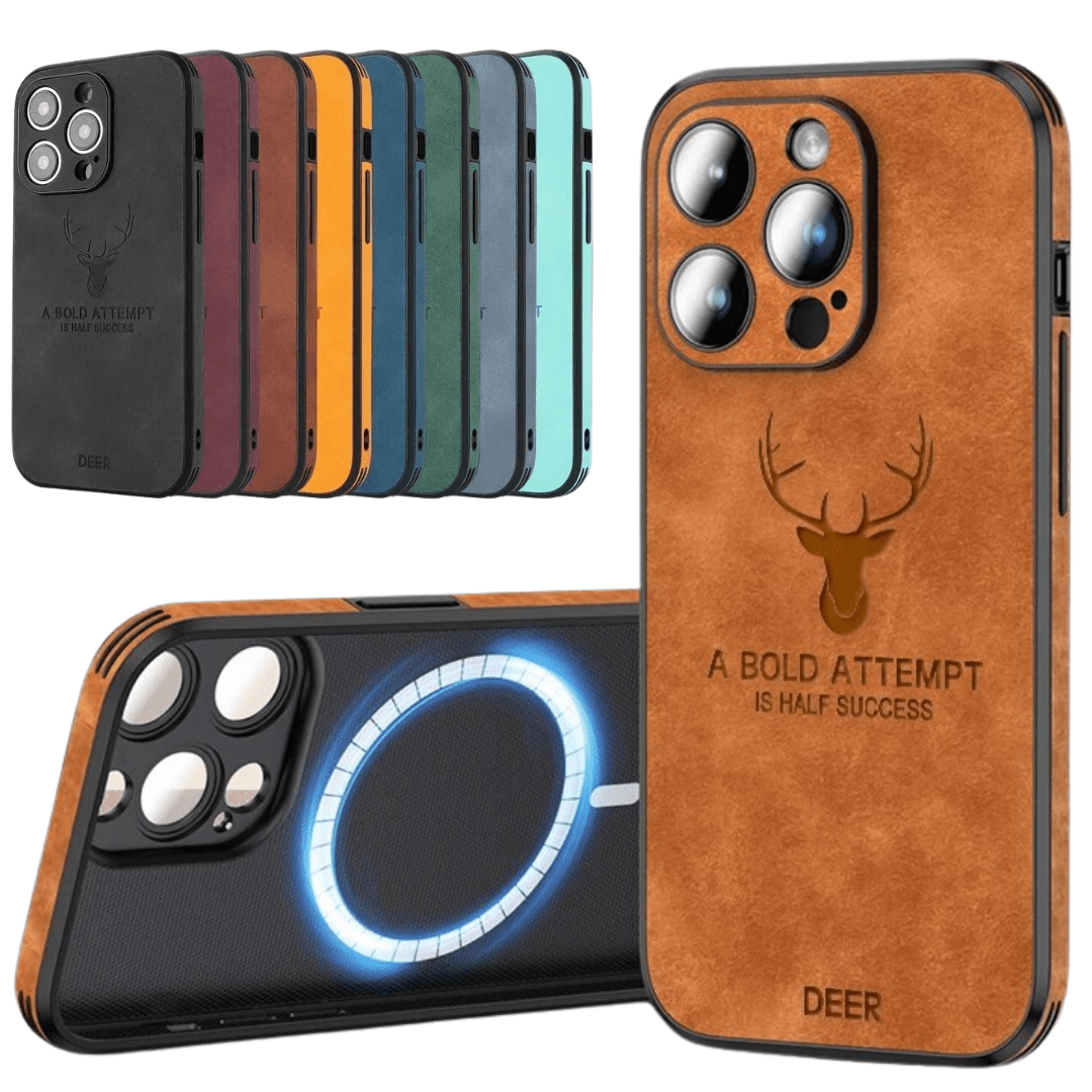 Wearclo | LUXIGUARD LEATHER – Luxury iPhone Case with Shock Protection