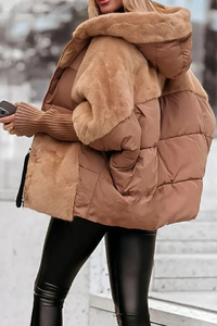 Wearclo | Women's Cozy Puffer Jacket with Hood