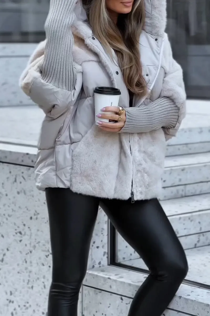 Wearclo | Luxurious Modern Bomber Jacket with Hood