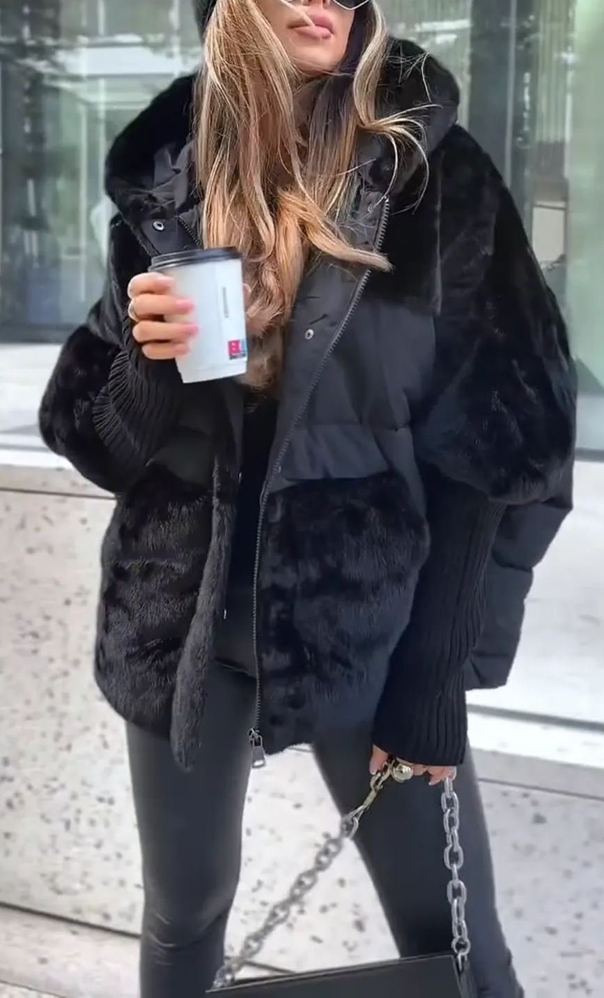 Wearclo | Luxurious Modern Bomber Jacket with Hood