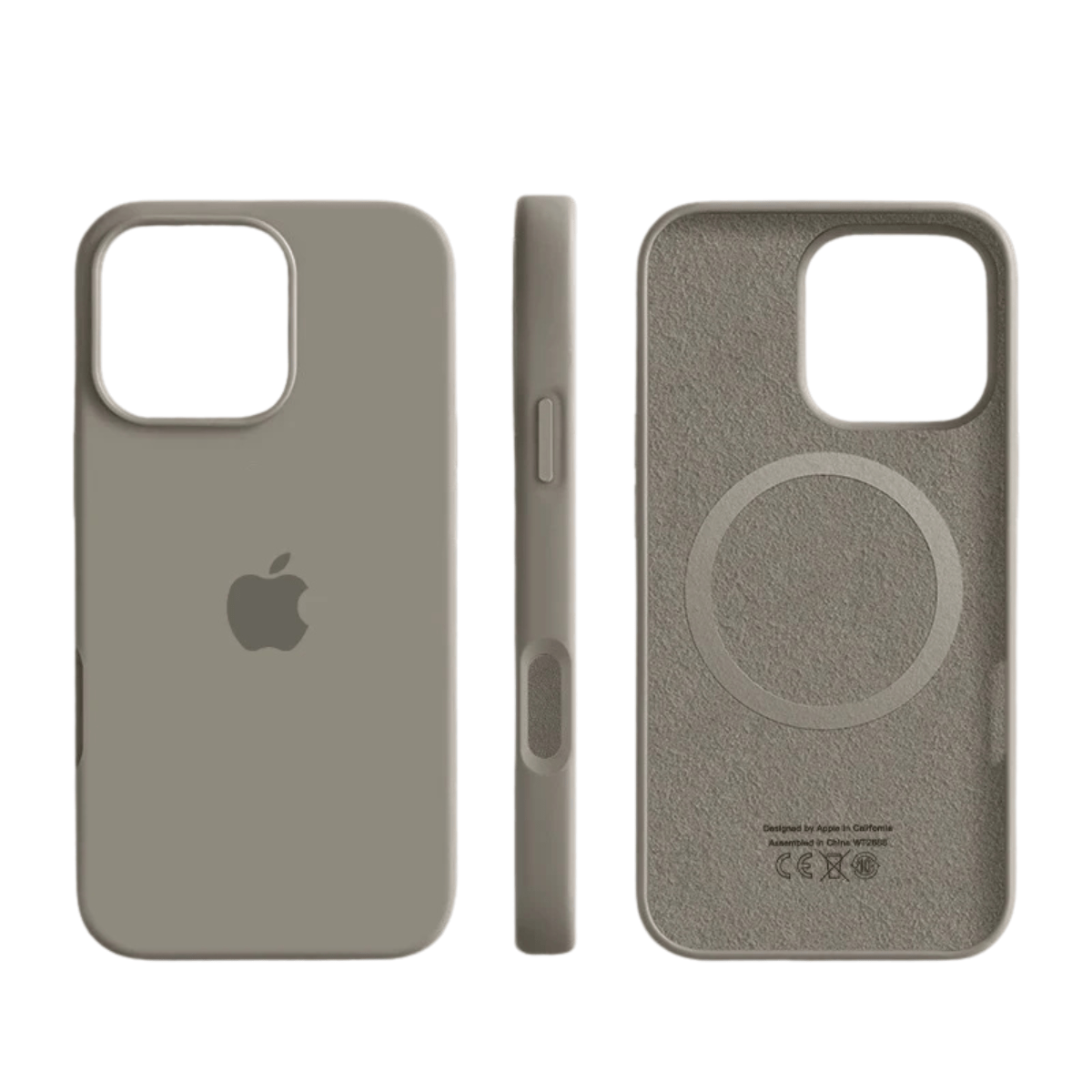 Wearclo | MagneSoft Luxe Silicone Case | MagSafe Compatible & Thin | iPhone