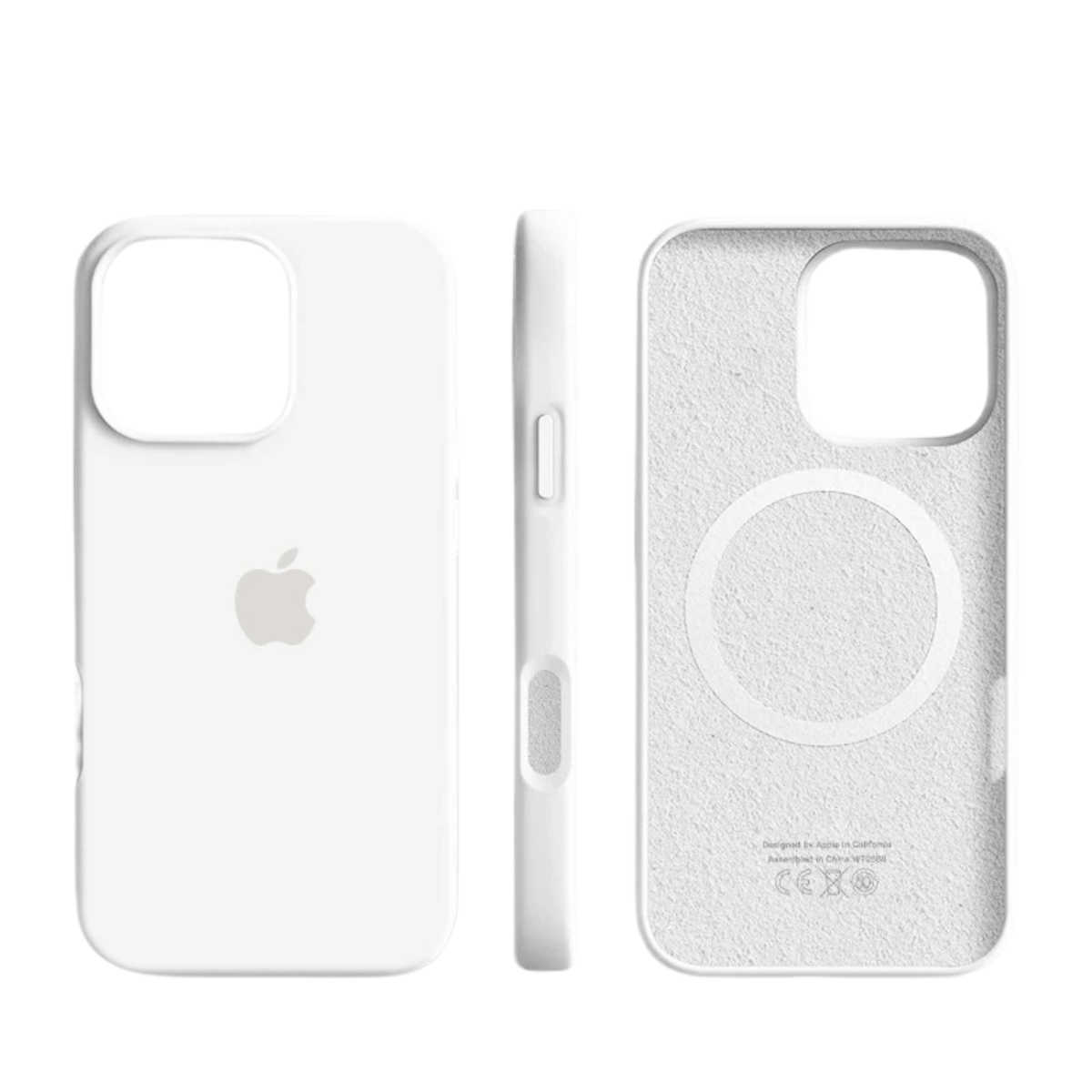 Wearclo | MagneSoft Luxe Silicone Case | MagSafe Compatible & Thin | iPhone