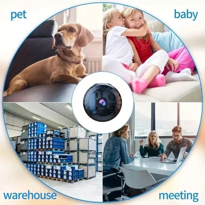 Wearclo | Magnetic Mini WiFi Camera 1080P HD for Discreet Monitoring